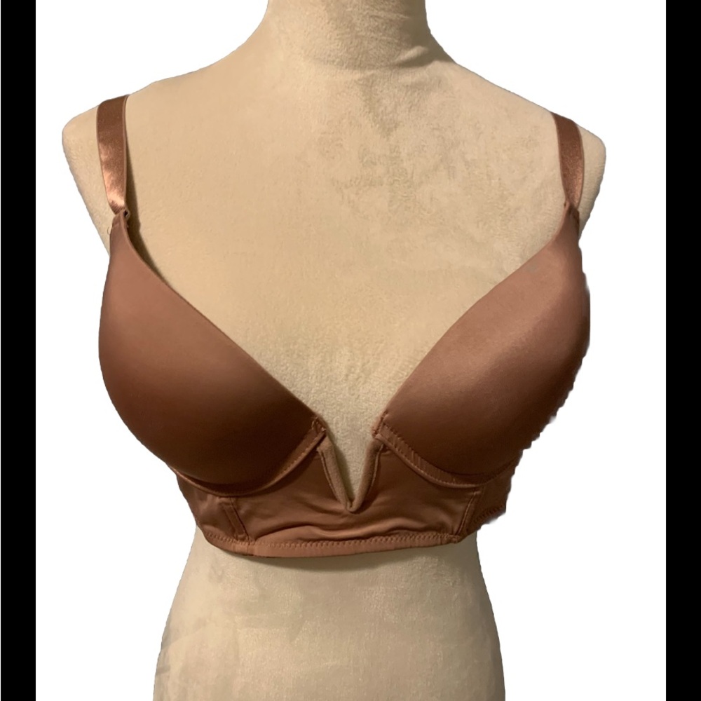 Rachel Roy Underwire Bra Padded Medium Brown Size 40C NWOT